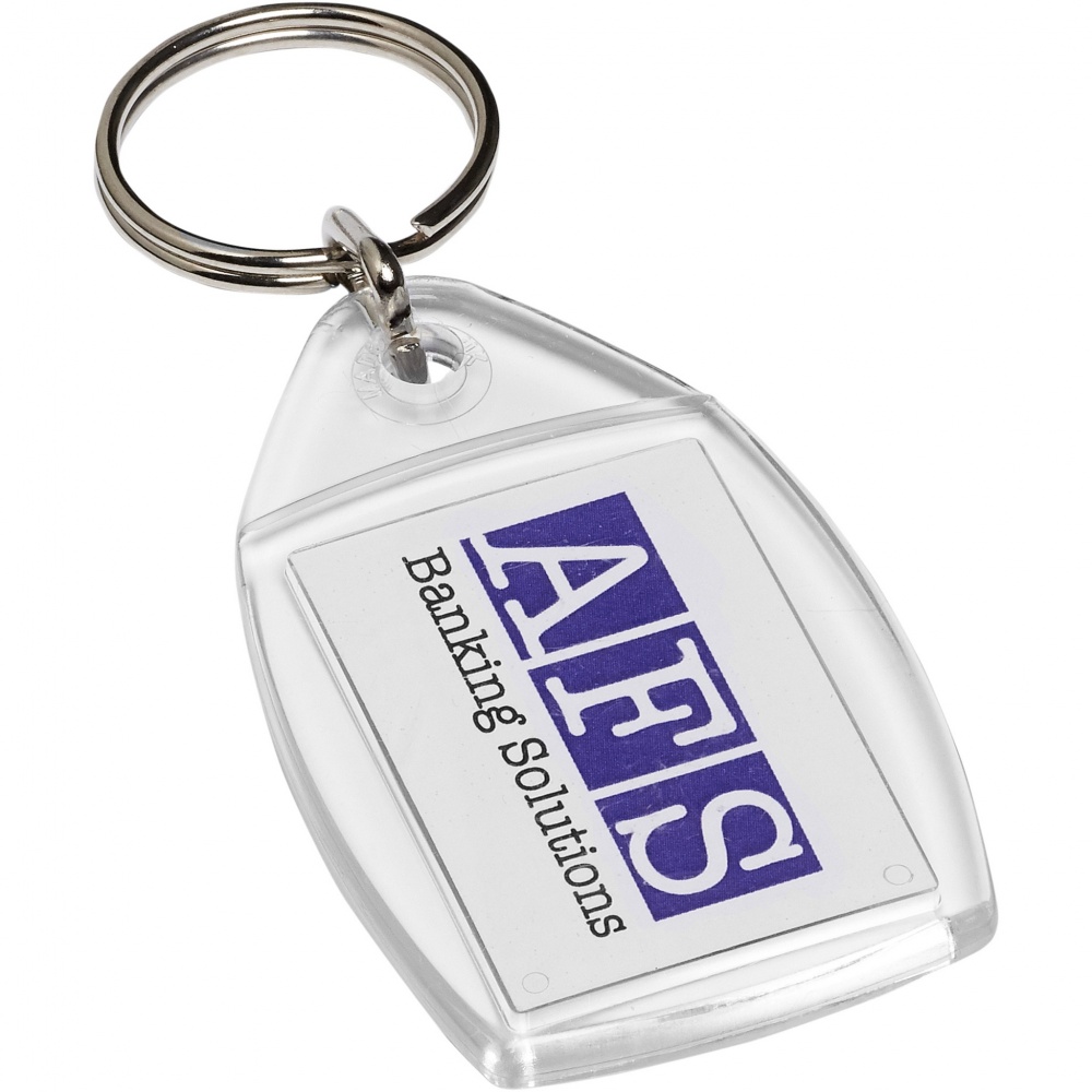 Logo trade corporate gifts image of: Access P5 keychain