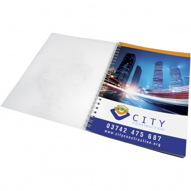 Logotrade promotional gift picture of: Desk-Mate® wire-o A5 notebook PP cover