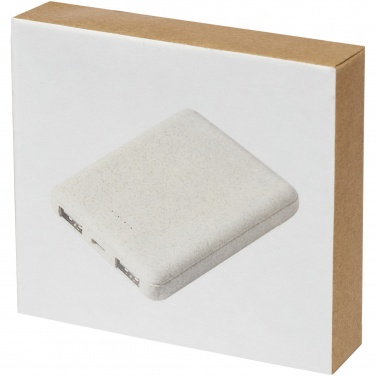Logotrade promotional giveaway picture of: Asama 5000 mAh wheat straw power bank