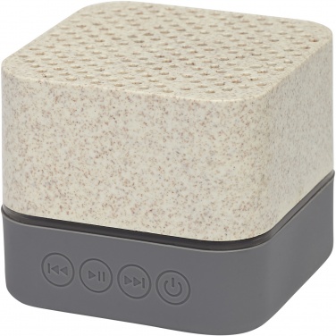 Logotrade promotional merchandise photo of: Aira wheat straw Bluetooth® speaker