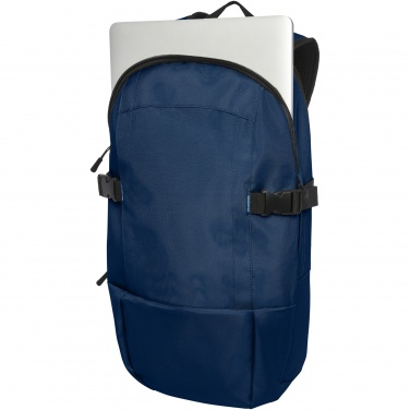 Logo trade promotional gifts picture of: Baikal 15" GRS RPET laptop backpack 8L