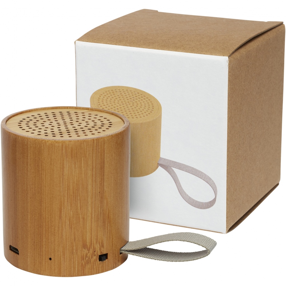 Logo trade promotional gifts picture of: Lako bamboo Bluetooth® speaker 
