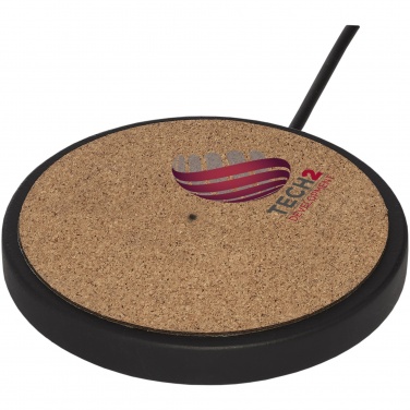 Logotrade corporate gifts photo of: Kivi 10W limestone/cork wireless charging pad