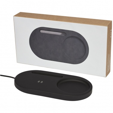 Logotrade promotional items photo of: Klip 5W wireless charging desk organizer