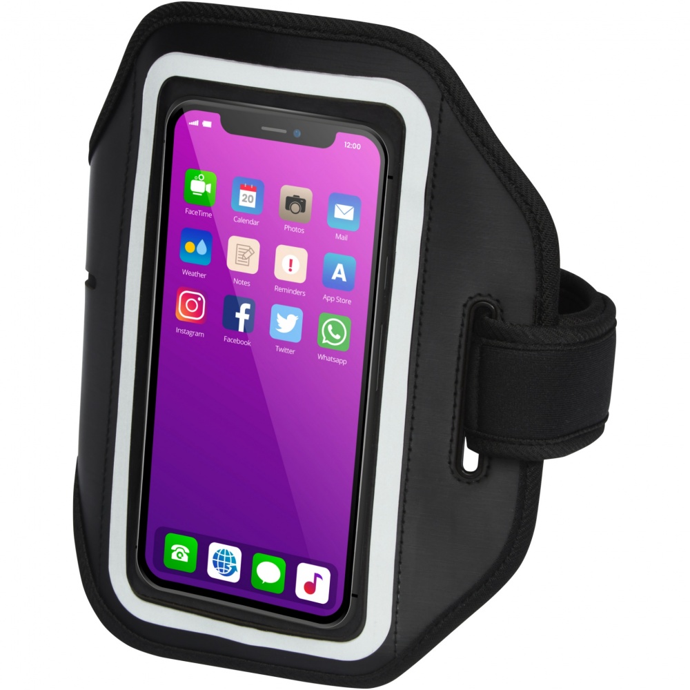 Logotrade promotional gift image of: Haile reflective smartphone bracelet with transparent cover