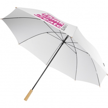 Logo trade promotional items image of: Romee 30'' windproof recycled PET golf umbrella