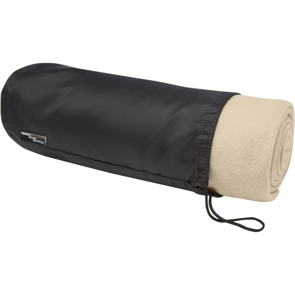 Logo trade advertising product photo of: Willow GRS RPET polar fleece blanket
