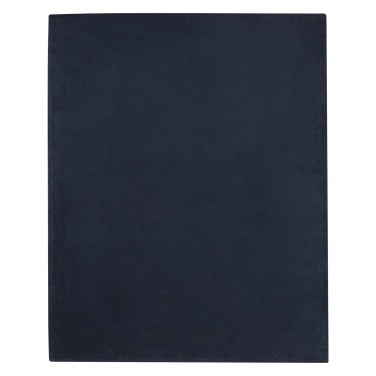 Logo trade business gifts image of: Lily GRS certified RPET coral fleece blanket
