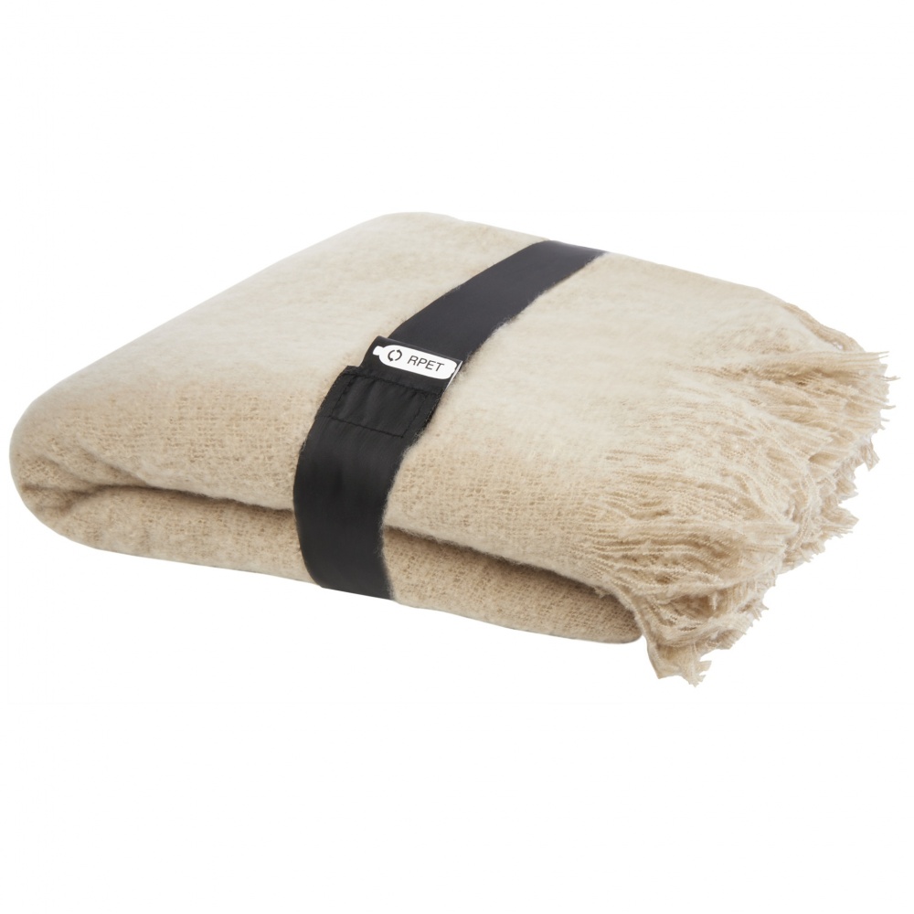 Logotrade promotional merchandise photo of: Ivy GRS certified RPET blanket