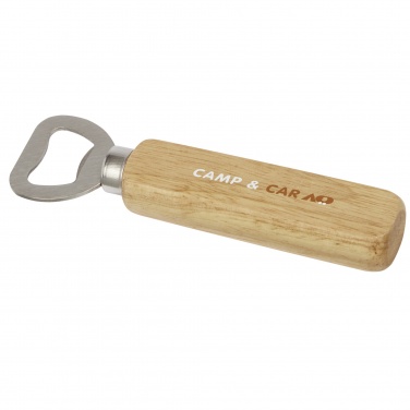 Logo trade promotional gifts image of: Brama wooden bottle opener
