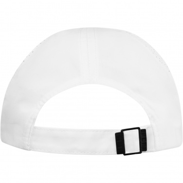 Logo trade promotional giveaways image of: Morion 6 panel GRS recycled cool fit sandwich cap