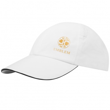 Logotrade promotional items photo of: Morion 6 panel GRS recycled cool fit sandwich cap