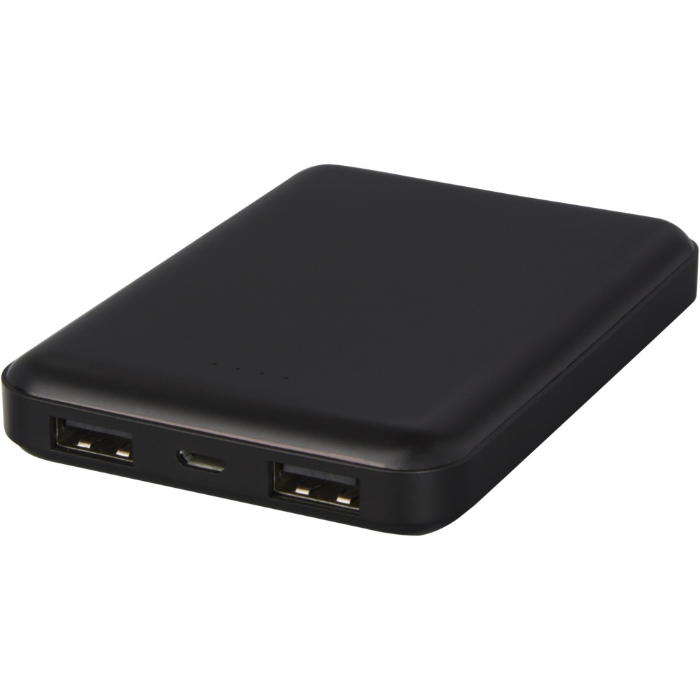 Logo trade corporate gifts picture of: Gleam 5000 mAh ultra slim light-up power bank