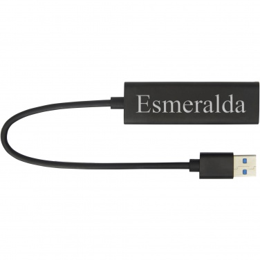Logo trade promotional items picture of: ADAPT aluminum USB 3.0 hub