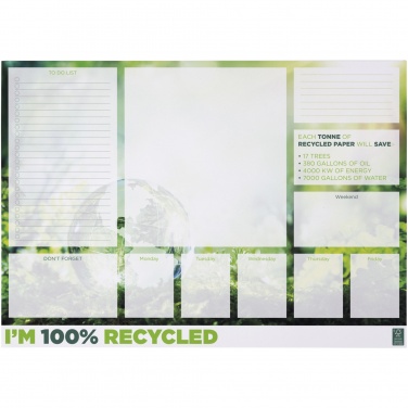Logo trade promotional items picture of: Desk-Mate® A2 recycled notepad