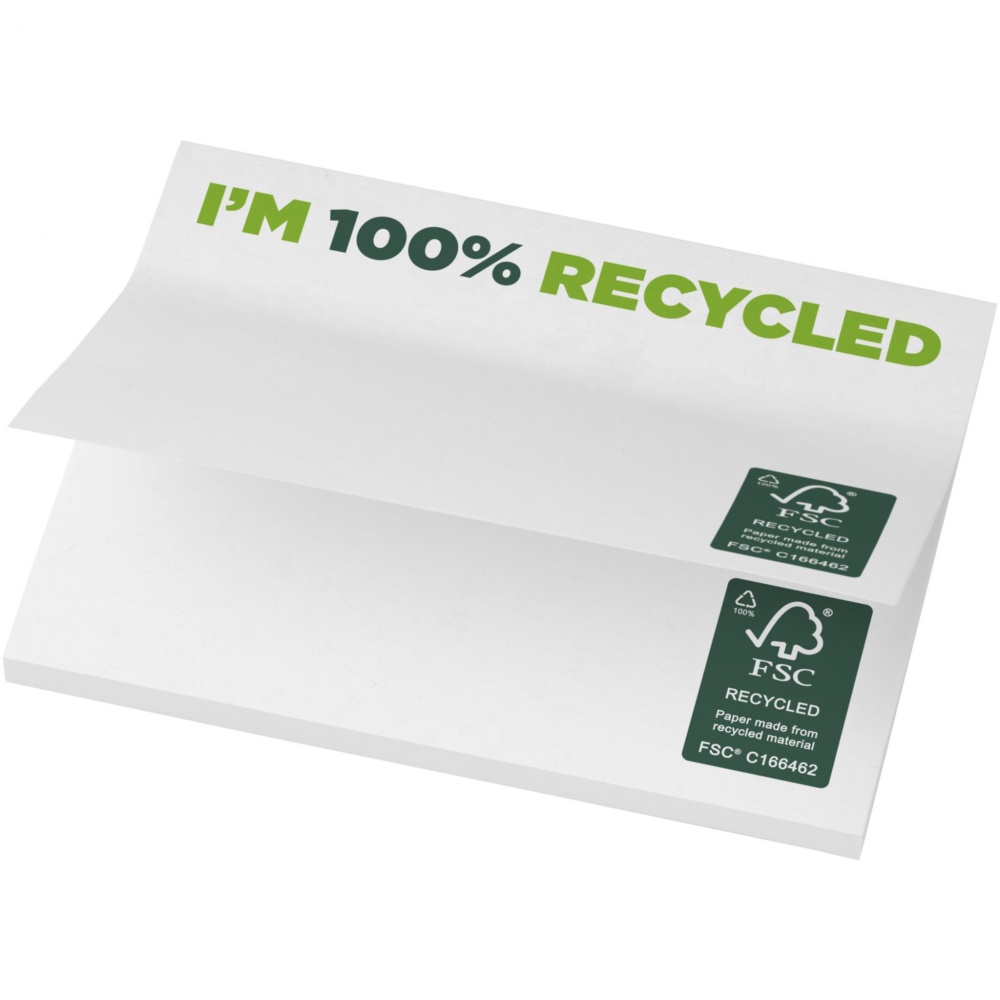 Logotrade business gifts photo of: Sticky-Mate® recycled sticky notes 100x75 mm