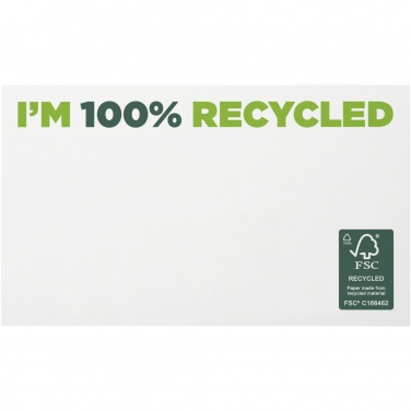 Logo trade corporate gifts image of: Sticky-Mate® recycled sticky notes 127 x 75 mm