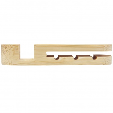 Logo trade promotional products picture of: Edulis bamboo cable manager 