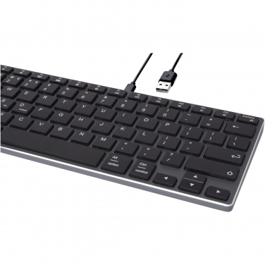 Logotrade promotional merchandise image of: Hybrid performance Bluetooth keyboard - QWERTY