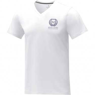 Logotrade business gift image of: Somoto short sleeve men's V-neck t-shirt 