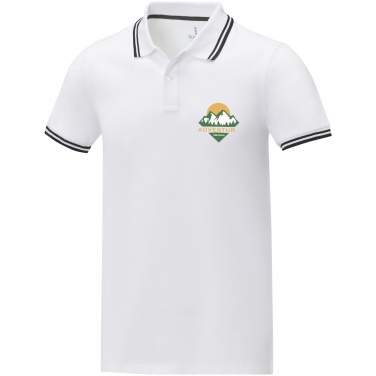 Logotrade business gifts photo of: Amarago short sleeve men's tipping polo