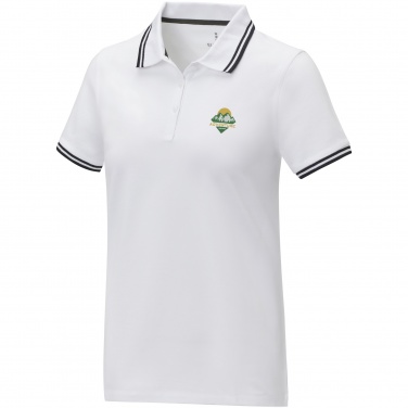 Logotrade promotional merchandise photo of: Amarago short sleeve women's tipping polo