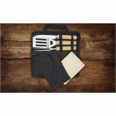 Logo trade promotional merchandise picture of: Gratar 5-piece BBQ set