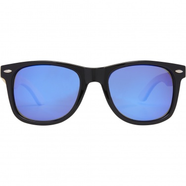Logotrade promotional items photo of: Taiyō rPET/bamboo mirrored polarized sunglasses in gift box