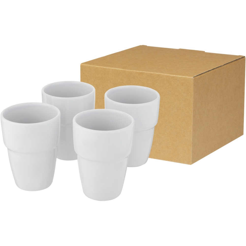 Logotrade promotional gift picture of: Staki 4-piece 280 ml stackable mug gift set
