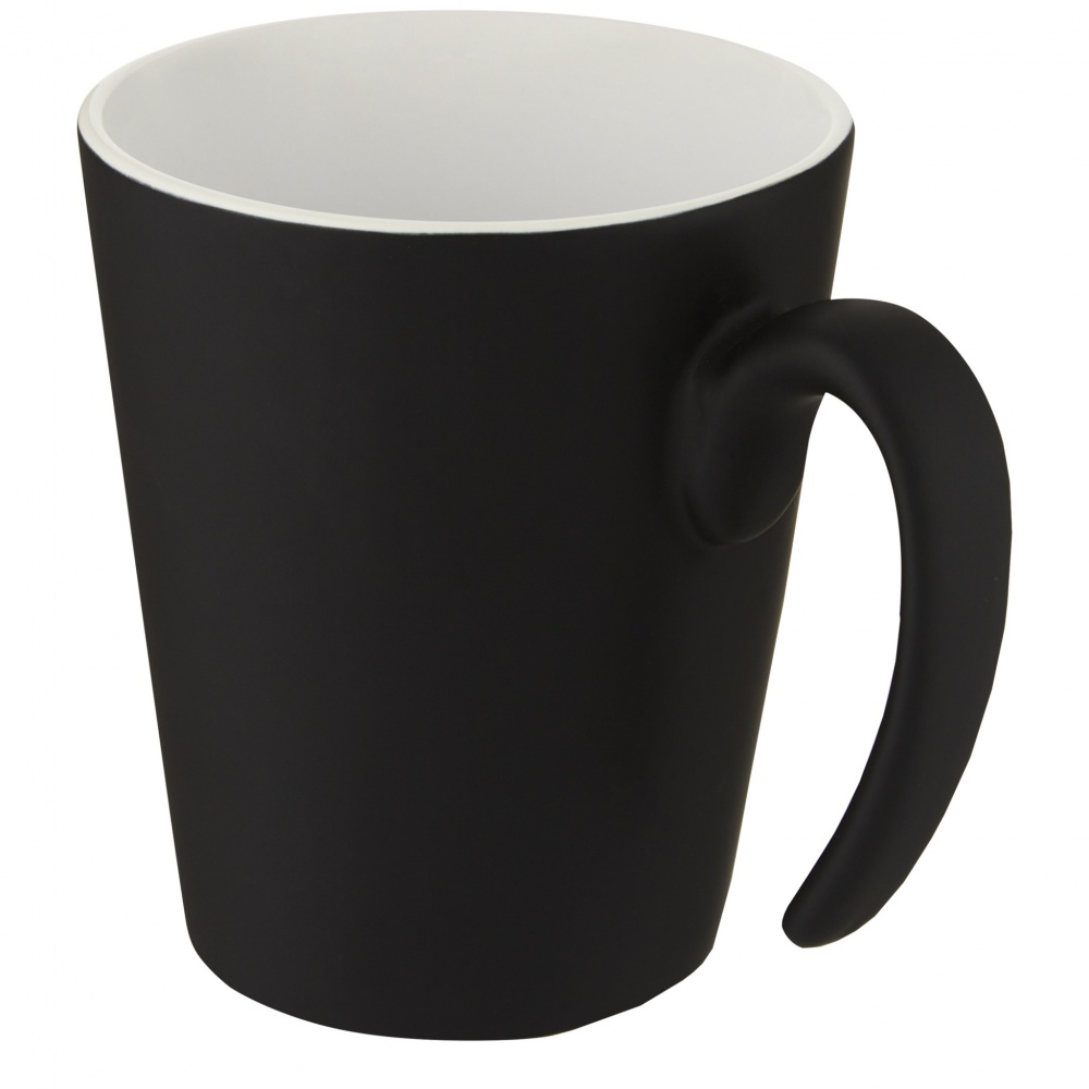 Logo trade promotional product photo of: Oli 360 ml ceramic mug with handle