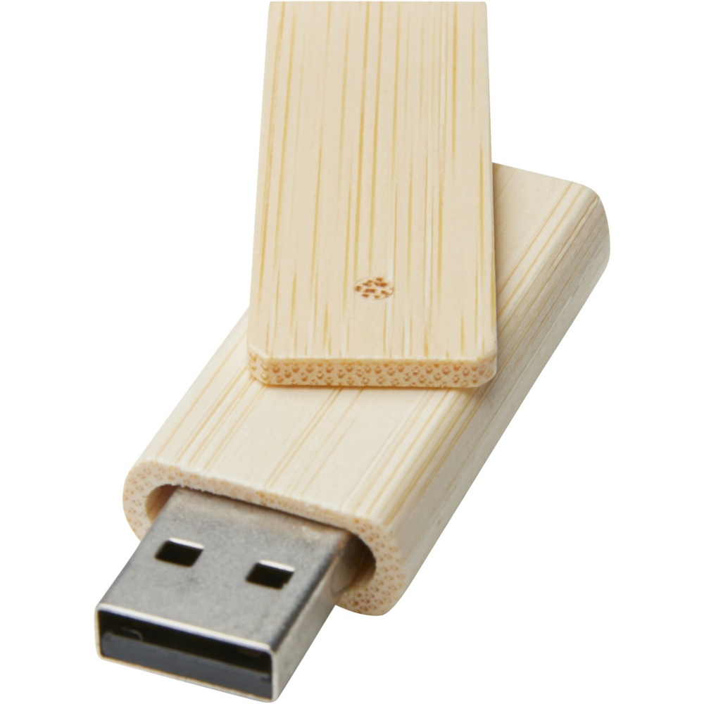 Logotrade advertising product image of: Rotate 4GB bamboo USB flash drive