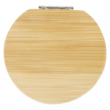 Logotrade promotional giveaway picture of: Afrodit bamboo pocket mirror