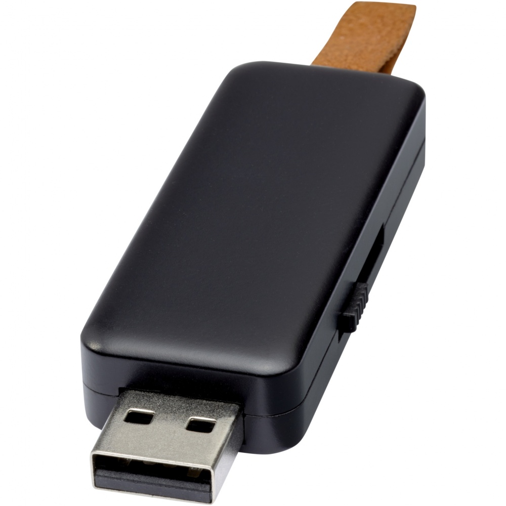 Logo trade business gifts image of: Gleam 16GB light-up USB flash drive