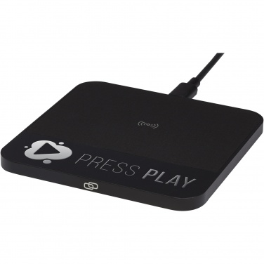 Logo trade promotional gifts image of: Hybrid 15W premium wireless charging pad