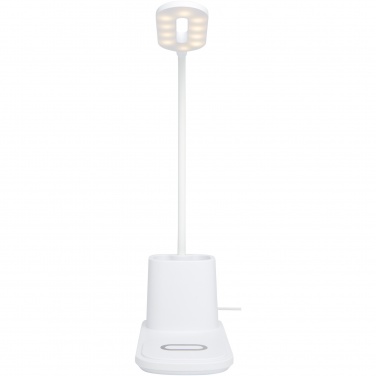 Logo trade promotional items picture of: Bright desk lamp and organizer with wireless charger