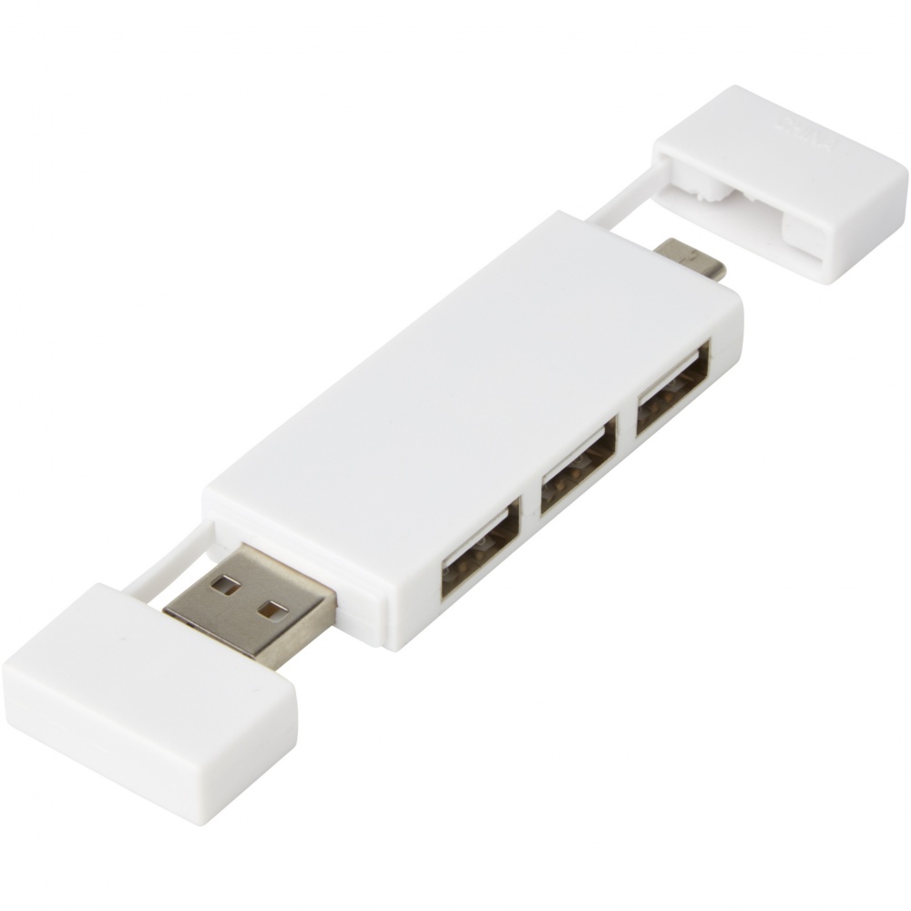 Logo trade promotional products image of: Mulan dual USB 2.0 hub