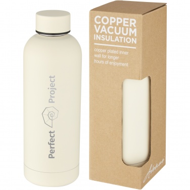 Logo trade promotional merchandise picture of: Spring 500 ml copper vacuum insulated bottle