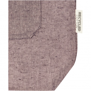 Logotrade promotional giveaway image of: Pheebs 150 g/m² recycled cotton tote bag with front pocket 9L
