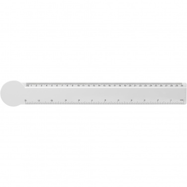 Logotrade advertising products photo of: Tait 30cm circle-shaped recycled plastic ruler