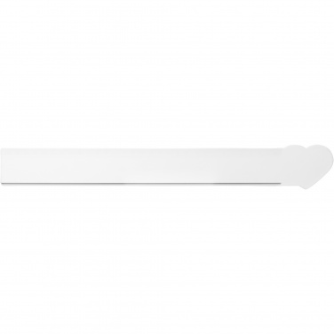 Logotrade advertising product image of: Tait 30cm heart-shaped recycled plastic ruler