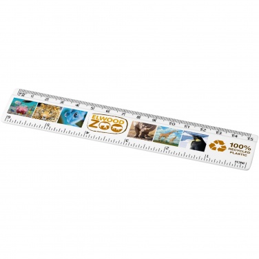 Logo trade promotional item photo of: Refari 15 cm recycled plastic ruler