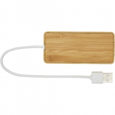 Logotrade promotional item picture of: Tapas bamboo USB hub