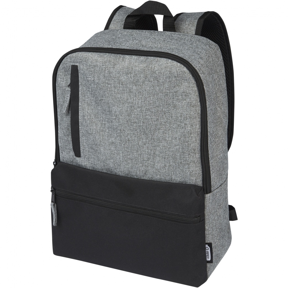 Logotrade business gift image of: Reclaim 15" GRS recycled two-tone laptop backpack 14L