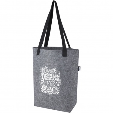 Logotrade advertising product picture of: Felta GRS recycled felt tote bag with wide bottom 12L