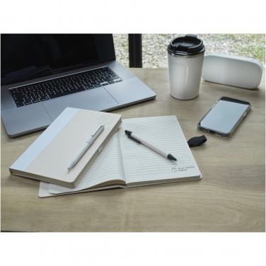 Logotrade business gift image of: Dairy Dream A5 size reference recycled milk cartons notebook and ballpoint pen set