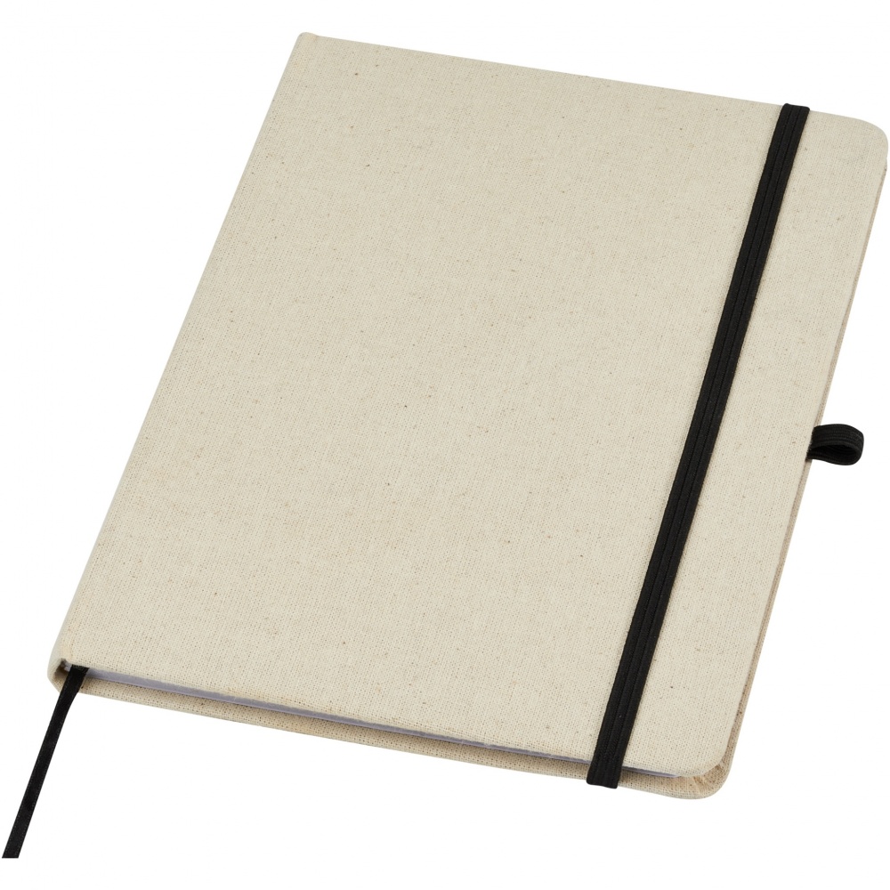 Logo trade advertising product photo of: Tutico organic cotton hardcover notebook