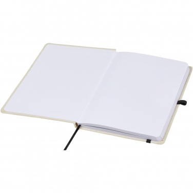 Logo trade promotional merchandise image of: Tutico organic cotton hardcover notebook