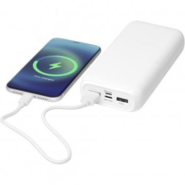 Logo trade advertising products picture of: Electro 20.000 mAh recycled plastic power bank 