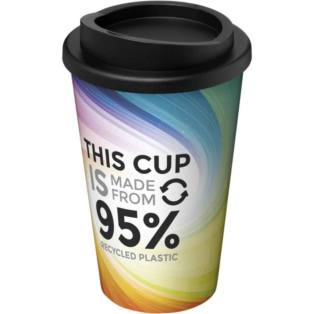 Logotrade business gifts photo of: Brite-Americano® Recycled 350 ml insulated tumbler