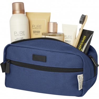 Logo trade promotional giveaways picture of: Joey GRS recycled canvas travel accessory pouch bag 3.5L